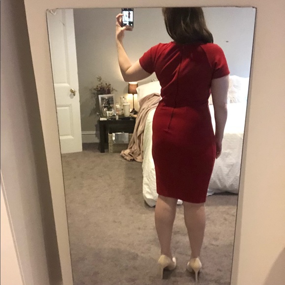 ❌Donated❌Deep Red Work Dress - Picture 6 of 7